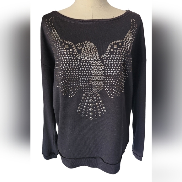 Rock & Republic Tops - Rock & Republic studded Phoenix long sleeve top